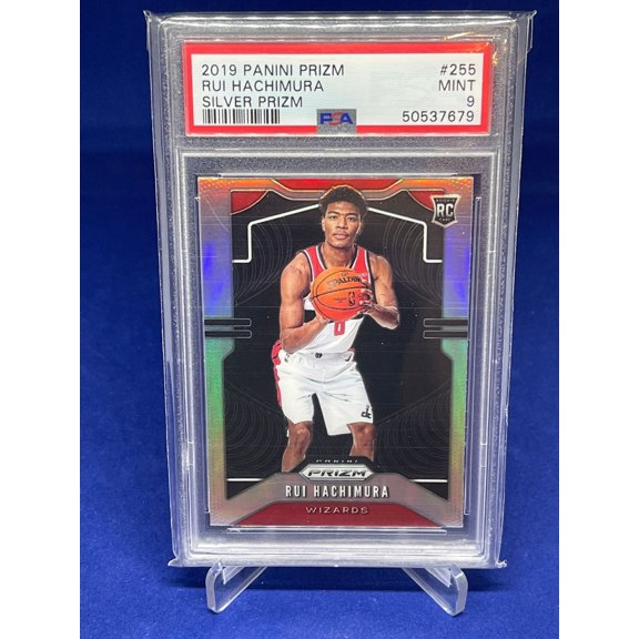 Graded 2019 Panini Prizm Rui Hachimura #255 Silver PSA 9