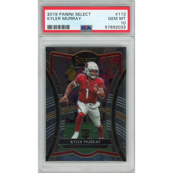 Graded 2019 Panini Select Kyler Murray #113 Rookie RC Football Card PSA 10 Gem Mint