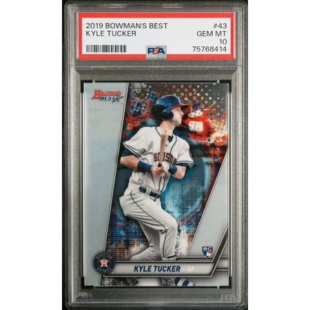 Graded 2019 Topps Bowmans Best Kyle Tucker #43 Rookie RC Baseball Card PSA 10 Gem Mint