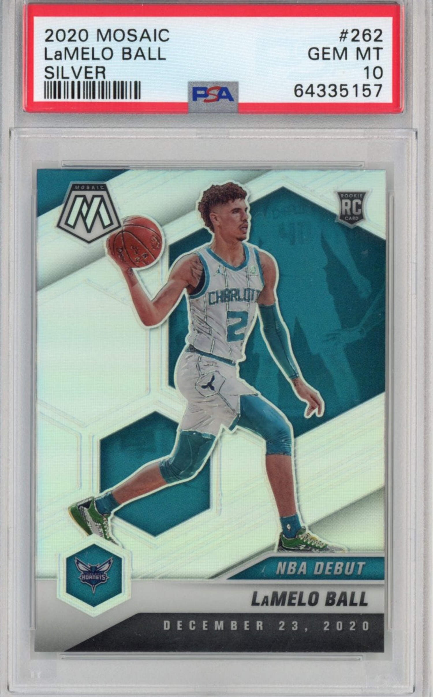 lamelo ball rookie card graded LaMelo Ball 2018 Leaf National Convention Rookie Card #22 (Gem Mint 10 –  1st Graded