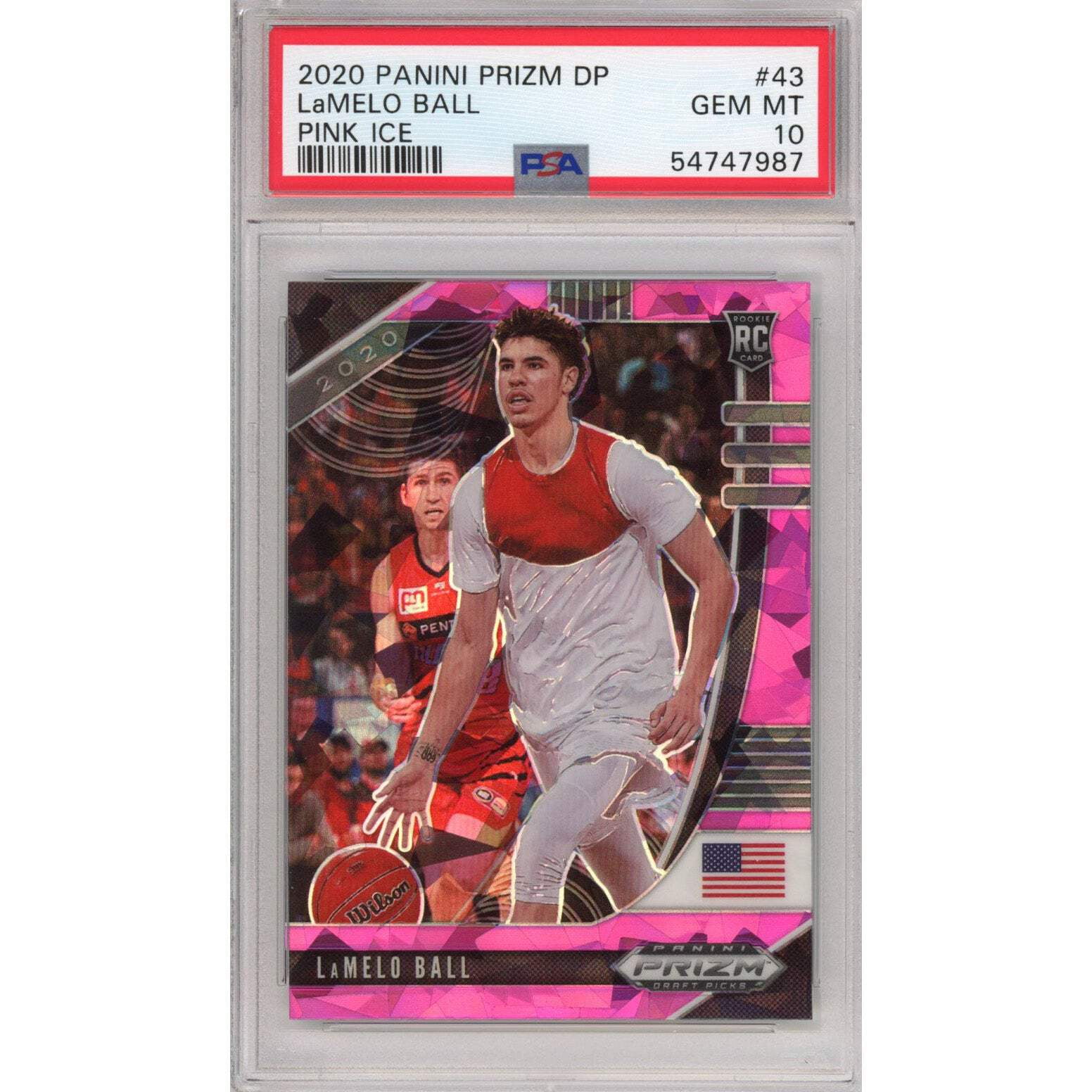graded lamelo ball rookie card 2020-2021 PANINI NBA HOOPS BASKETBALL #223 CHARLOTTE HORNETS LaMelo Ball 2020 Panini Hoops