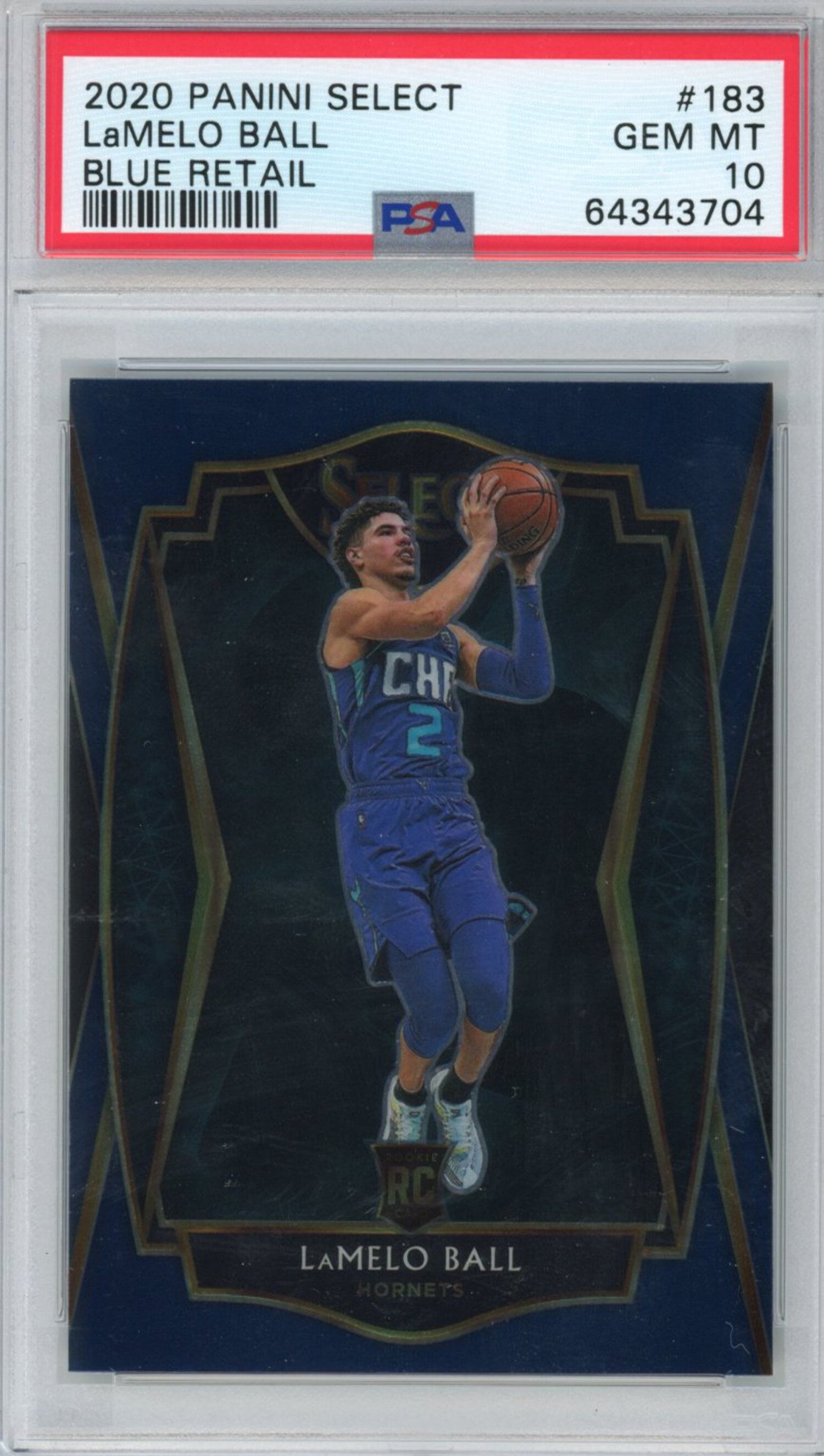 lamelo ball rookie card graded Graded 2020-21 Panini Donruss LaMelo Ball #202 Rated Rookie RC Basketb main image 0