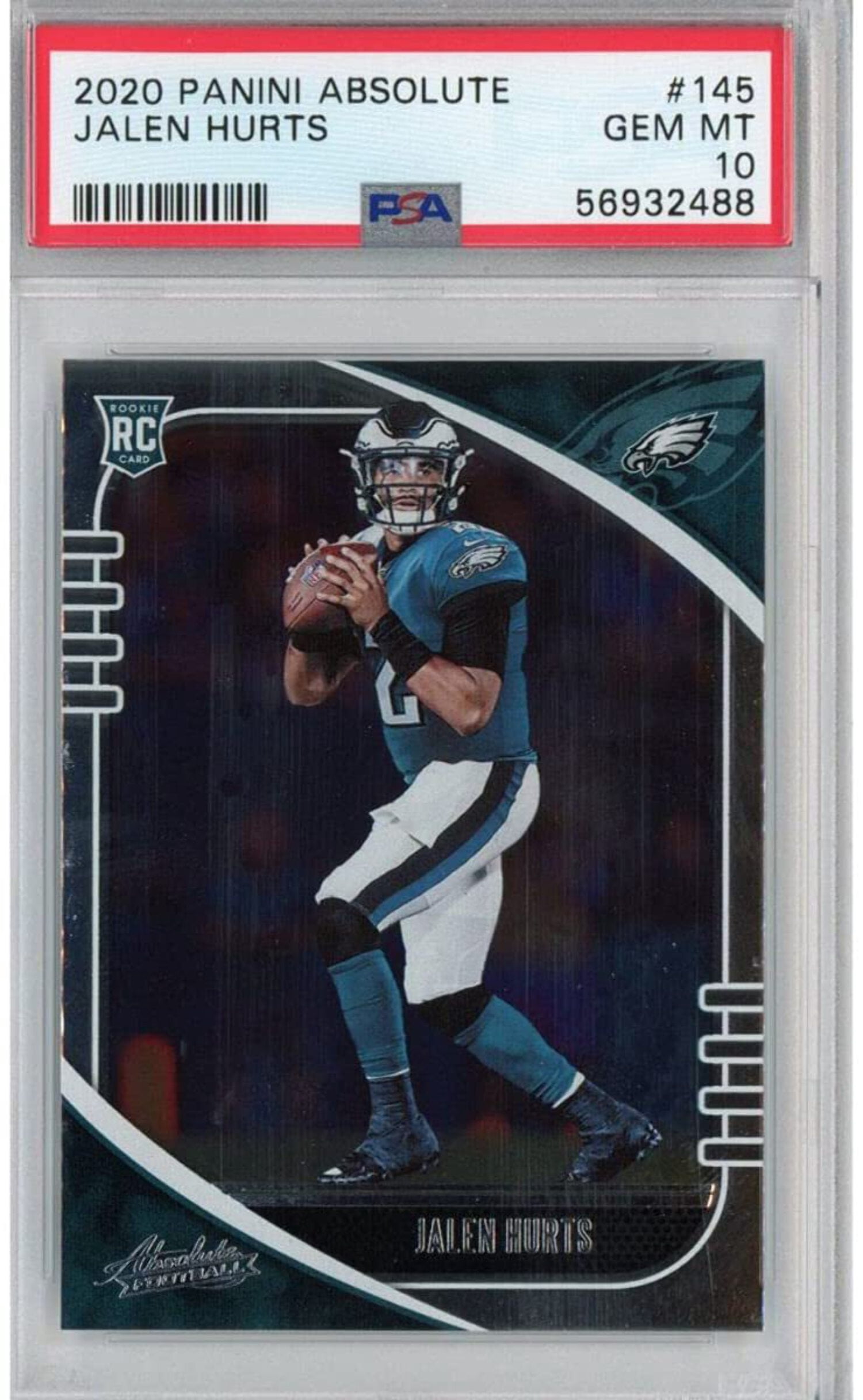 PANINI PLAYOFF JALEN HURTS RC ROOKIE EAGLES 2020