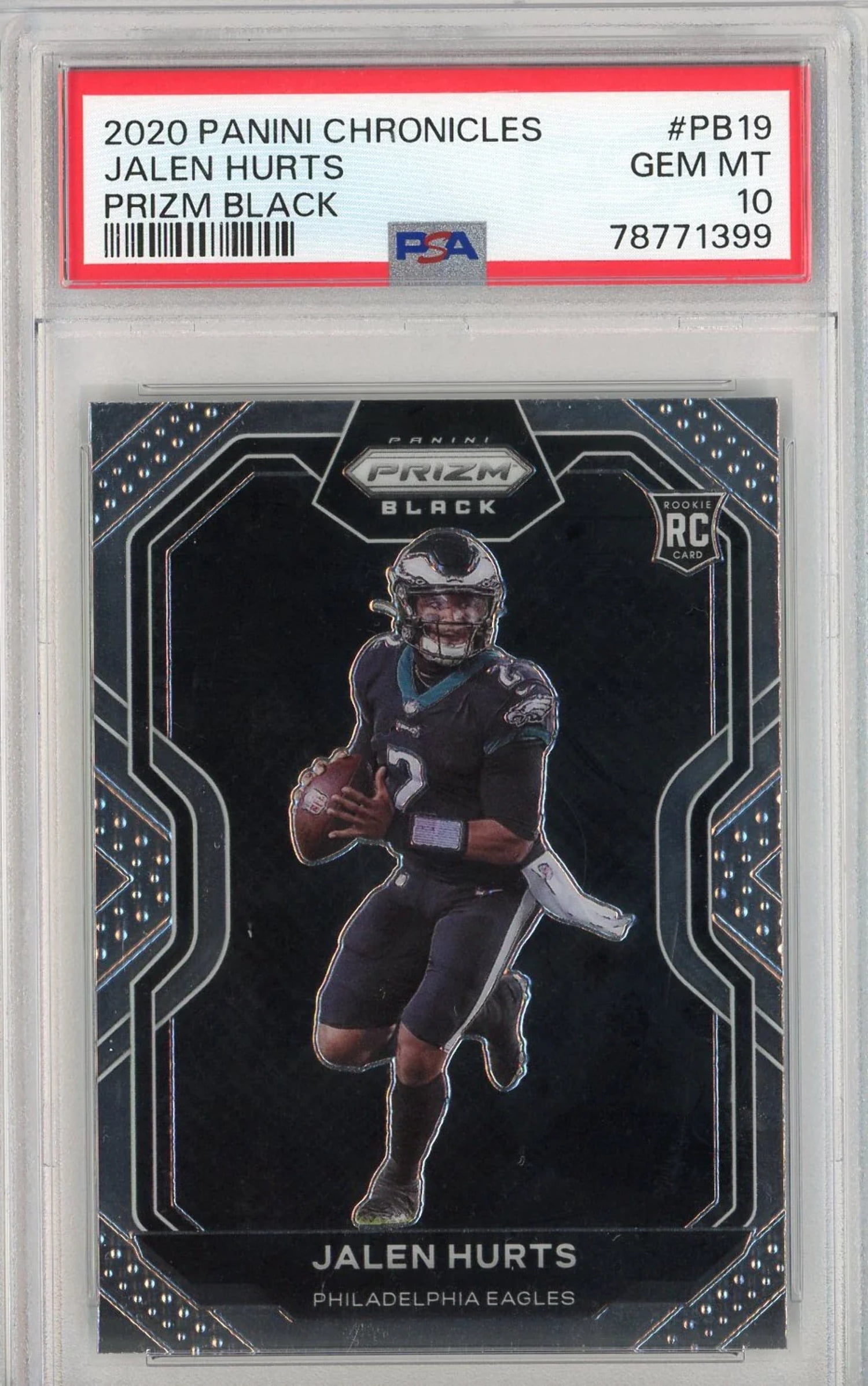 JALEN HURTS / 3 GRADED 10 CARDS online PGA / ROOKIE CARDS 2020