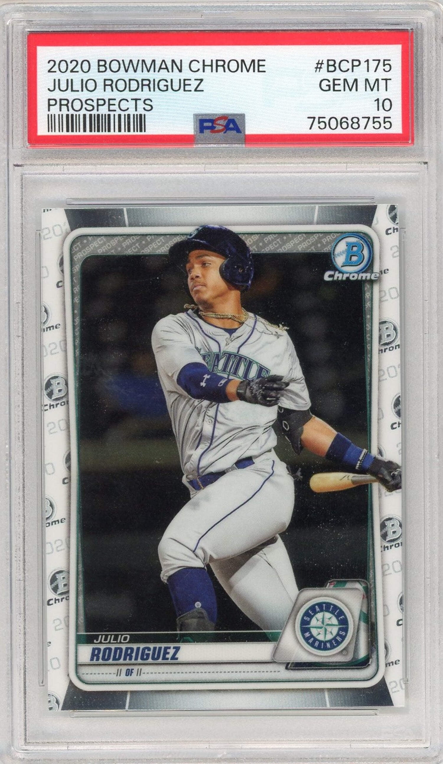 その他 bowman Julio Rodriguez psa10 chrome PSA 10 JULIO RODRIGUEZ 2019 1st Bowman Chrome #BCP33 Rookie