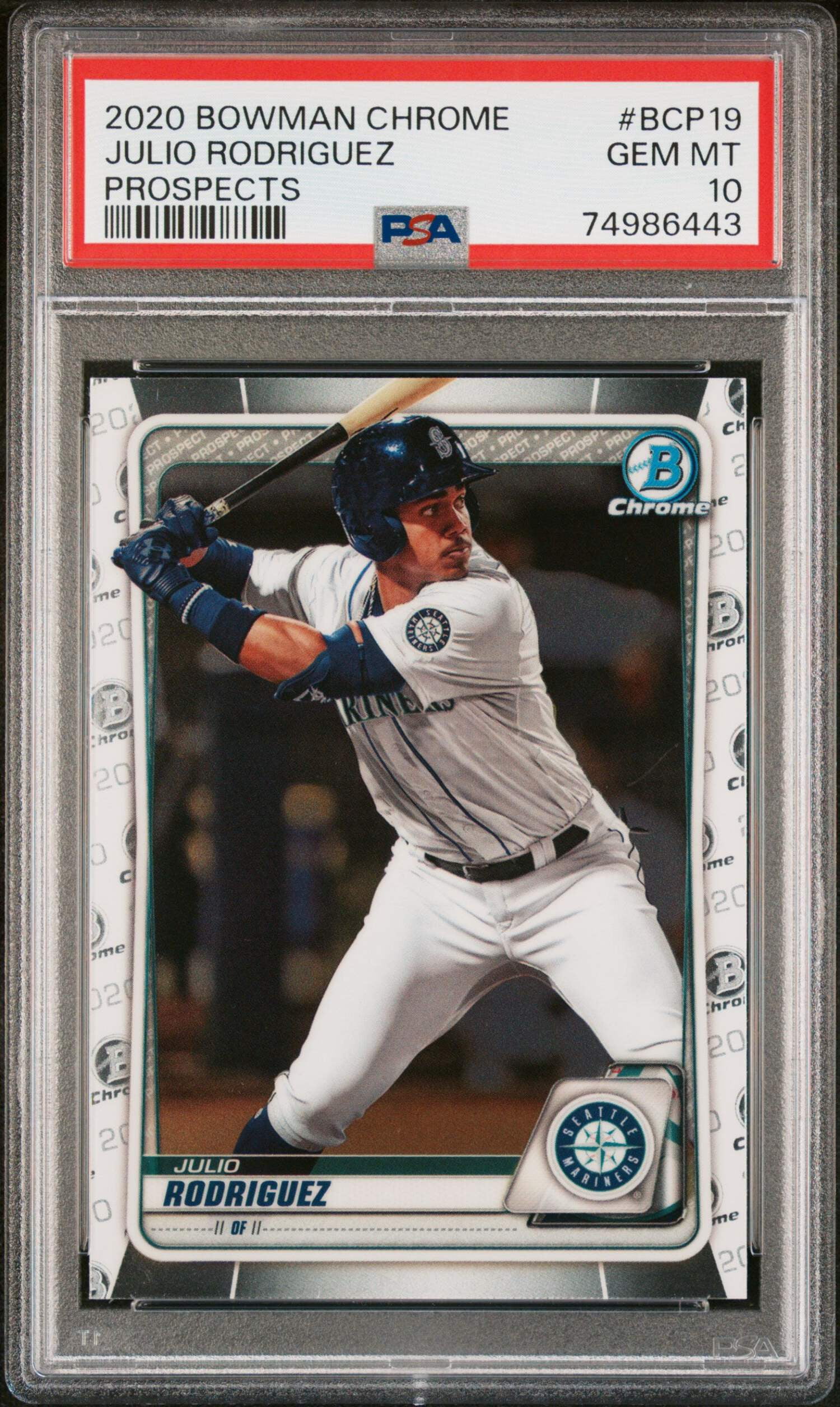 その他 bowman Julio Rodriguez psa10 chrome PSA 10 JULIO RODRIGUEZ 2019 Bowman Chrome Draft Mariners