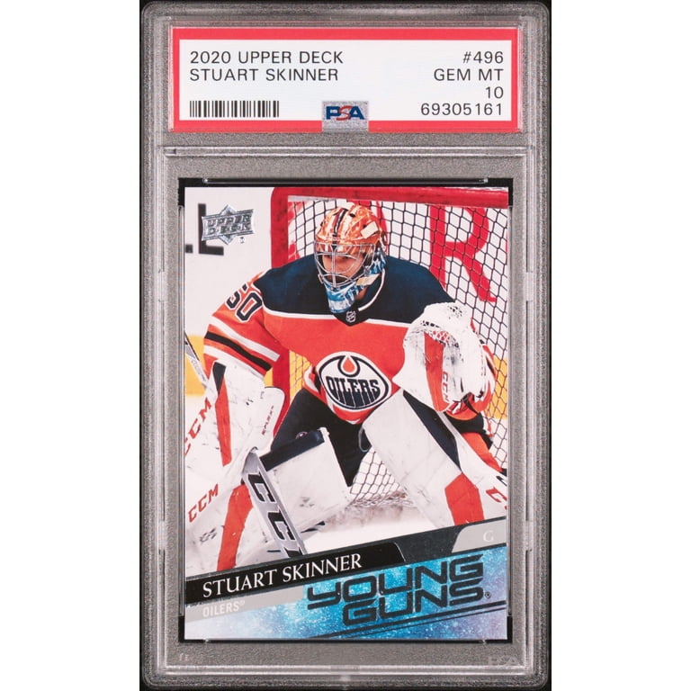Graded 2020 Upper Deck Stuart Skinner #496 Rookie Class RC Hockey Card PSA  10 Gem Mint - Walmart.com