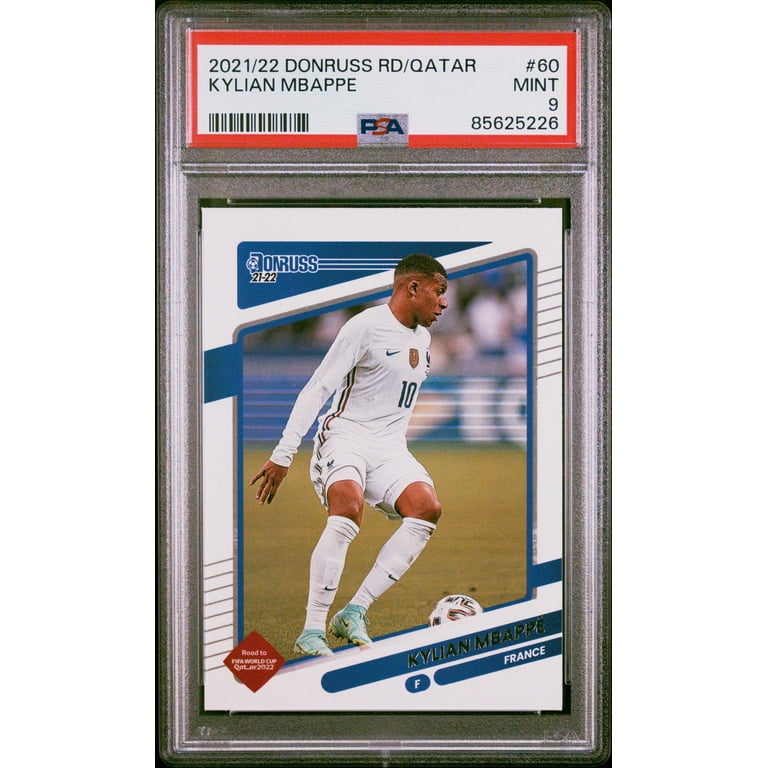 Graded 2021-22 Panini Donruss Road to Qatar Kylian Mbappe #60