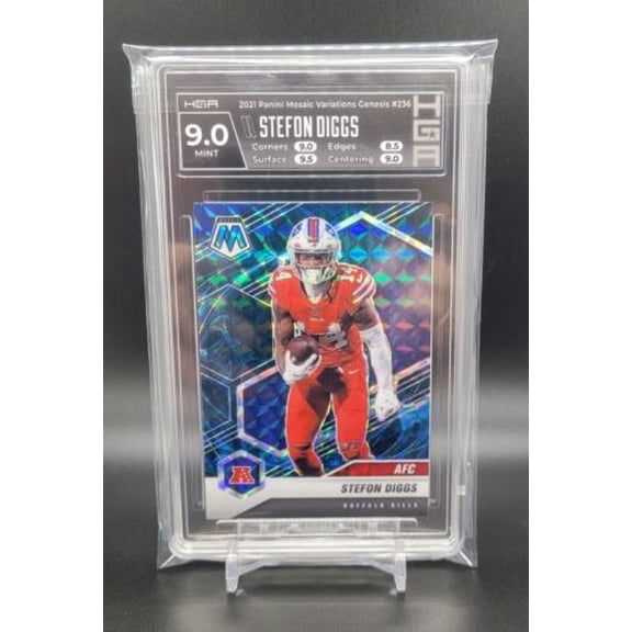 Graded 2021 Mosaic Stefon Diggs Genesis AFC HGA 9