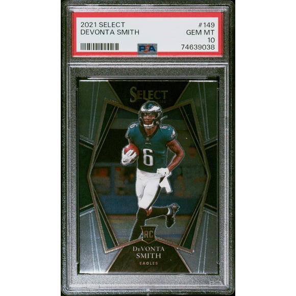 Graded 2021 Panini Select Devonta Smith #149 Rookie RC Football Card PSA 10 Gem Mint