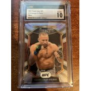 Graded 2021 Panini Select UFC Georges St-Pierre Insert CSG 10