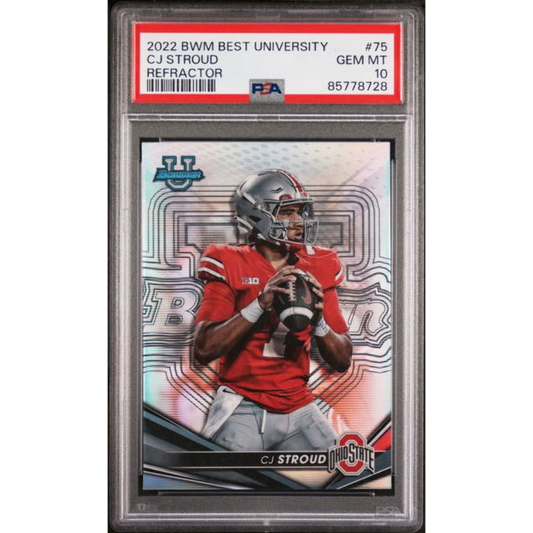 cj stroud graded card Graded 2023 Panini Rookies & Stars CJ Stroud #112 Rookie RC Football C