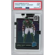 Graded 2022 Panini Donruss Optic Ahmad Sauce Gardner #228 Rookie RC Football Card PSA 9 Mint