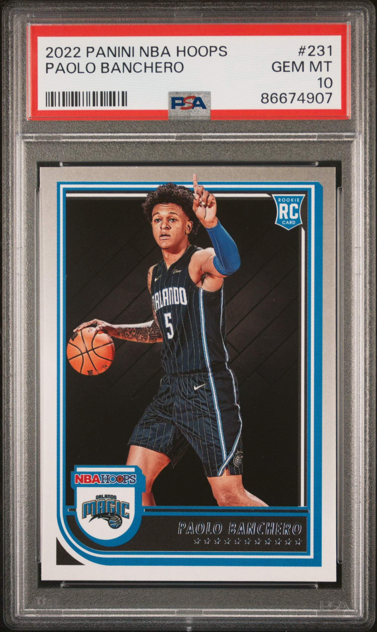 NBAカード Paolo Banchelo Panini auto RC 2022-23 Paolo Banchero Panini Hoops Hot Signatures Rookie