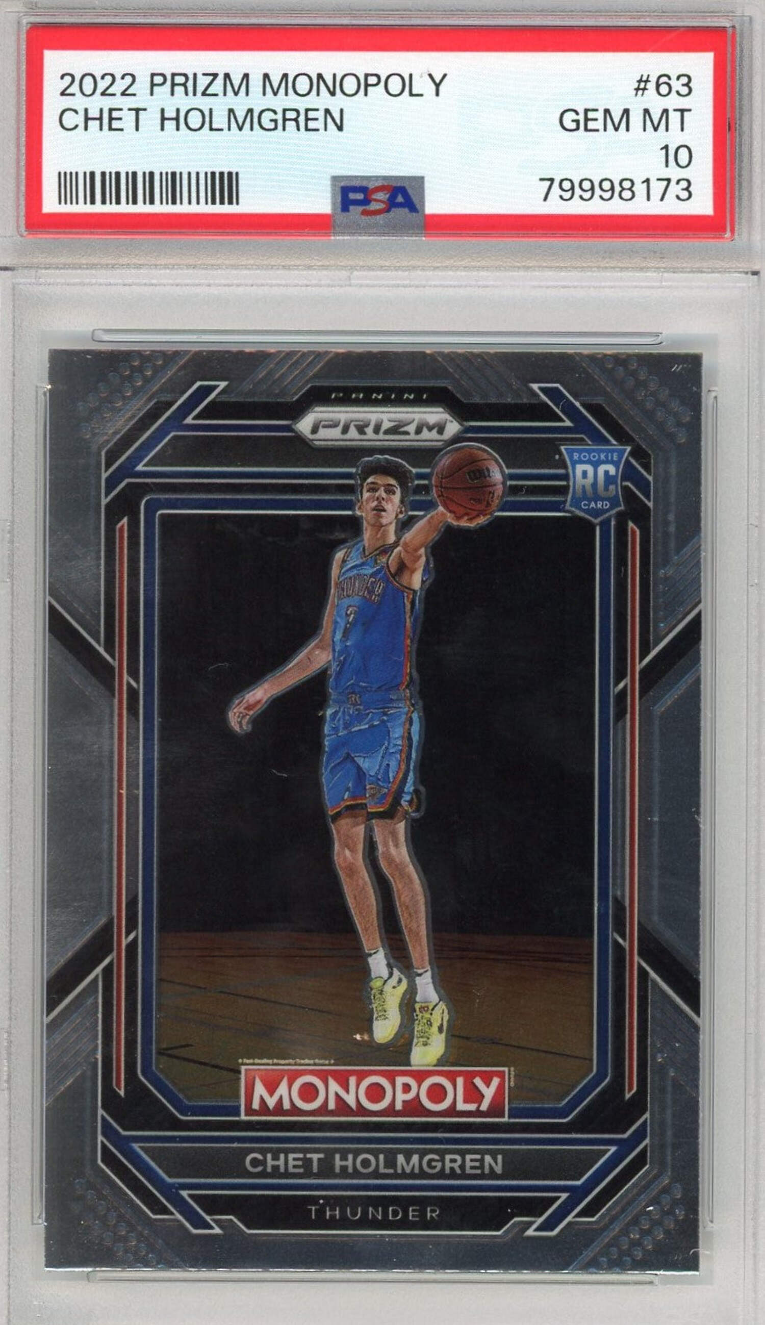 Holmgren Chet Prizm Panini RC 2022-23 #266 0 Rookie PSA | eBay 1 