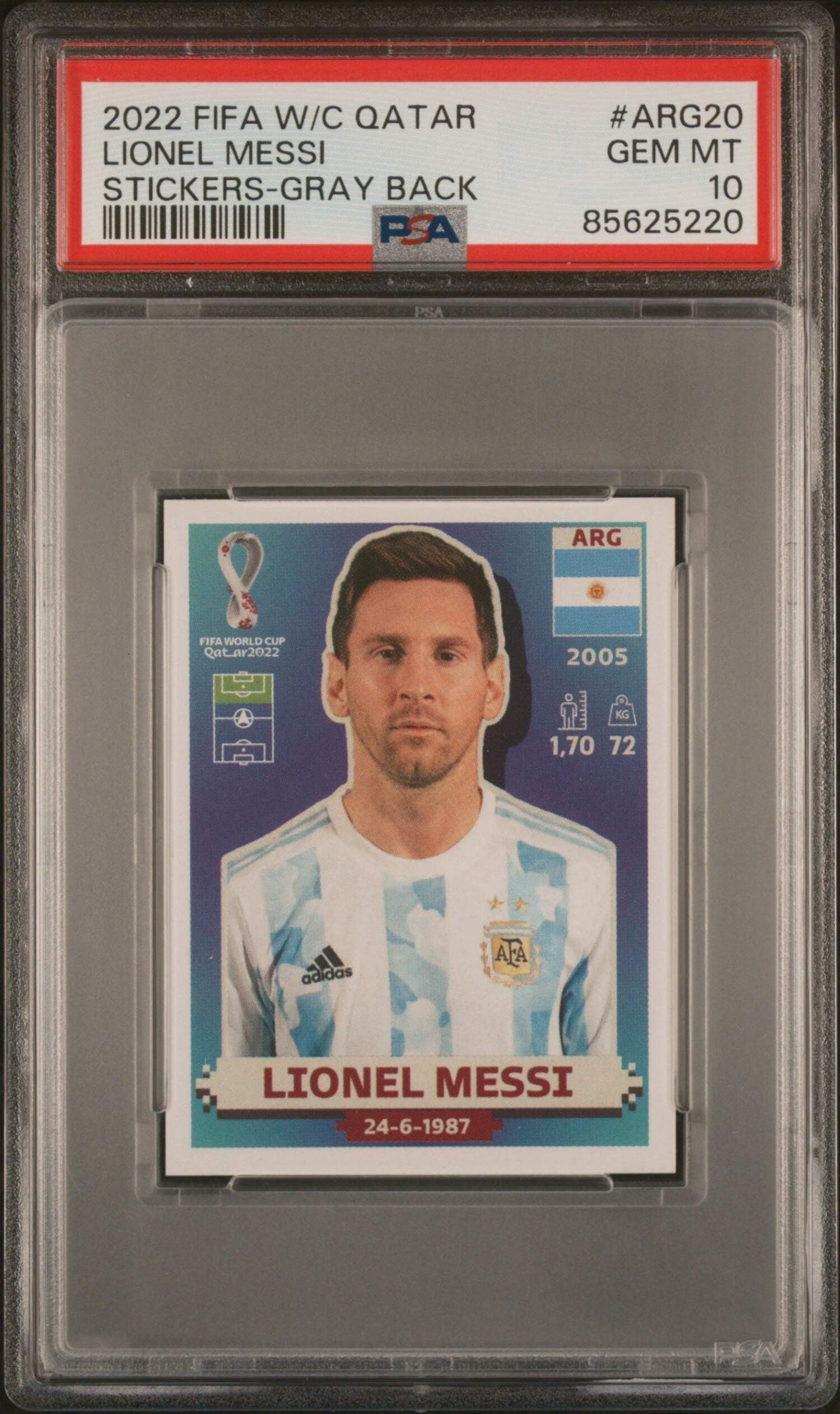 その他 FIFA World Cup 2022 Lionel Messi PSA10 2022 PANINI INSTANT FIFA WORLD CUP QATAR LIONEL MESSI #118