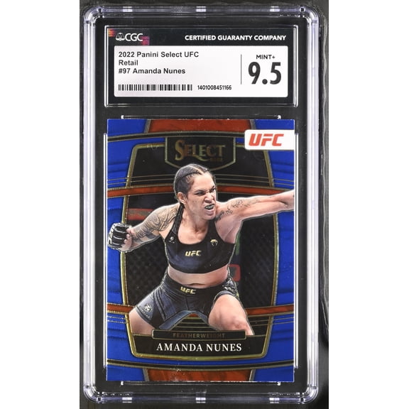 Graded 2022 Select UFC Amanda Nunes #97 Retail CGC 9.5