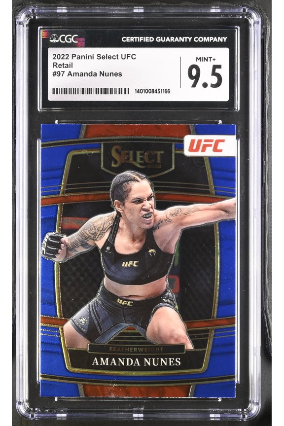 Graded 2022 Select UFC Amanda Nunes #97 Retail CGC 9.5