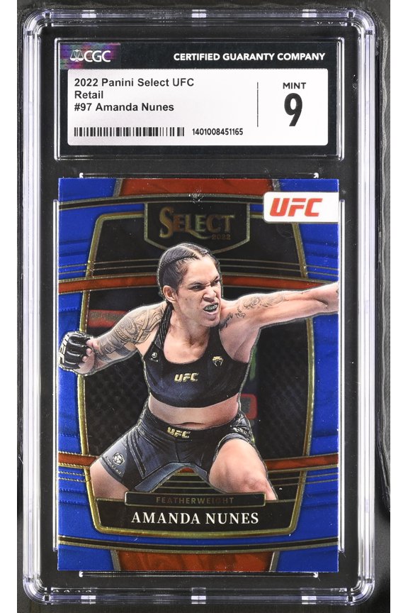 Graded 2022 Select UFC Amanda Nunes #97 Retail CGC 9