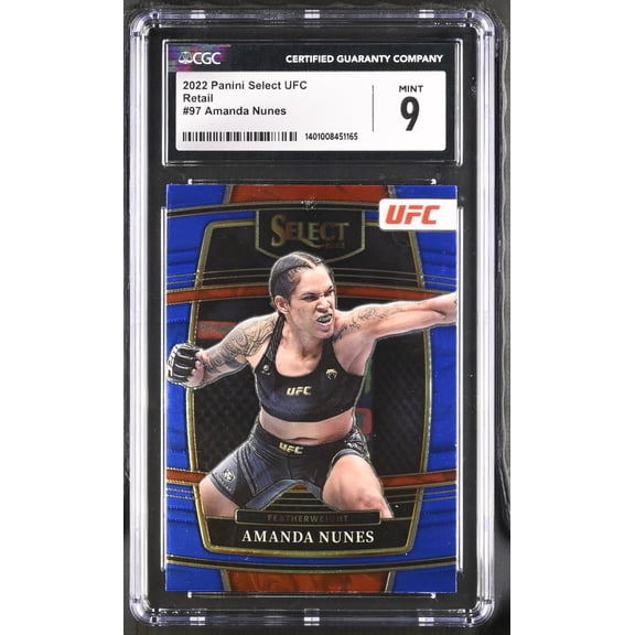 Graded 2022 Select UFC Amanda Nunes #97 Retail CGC 9