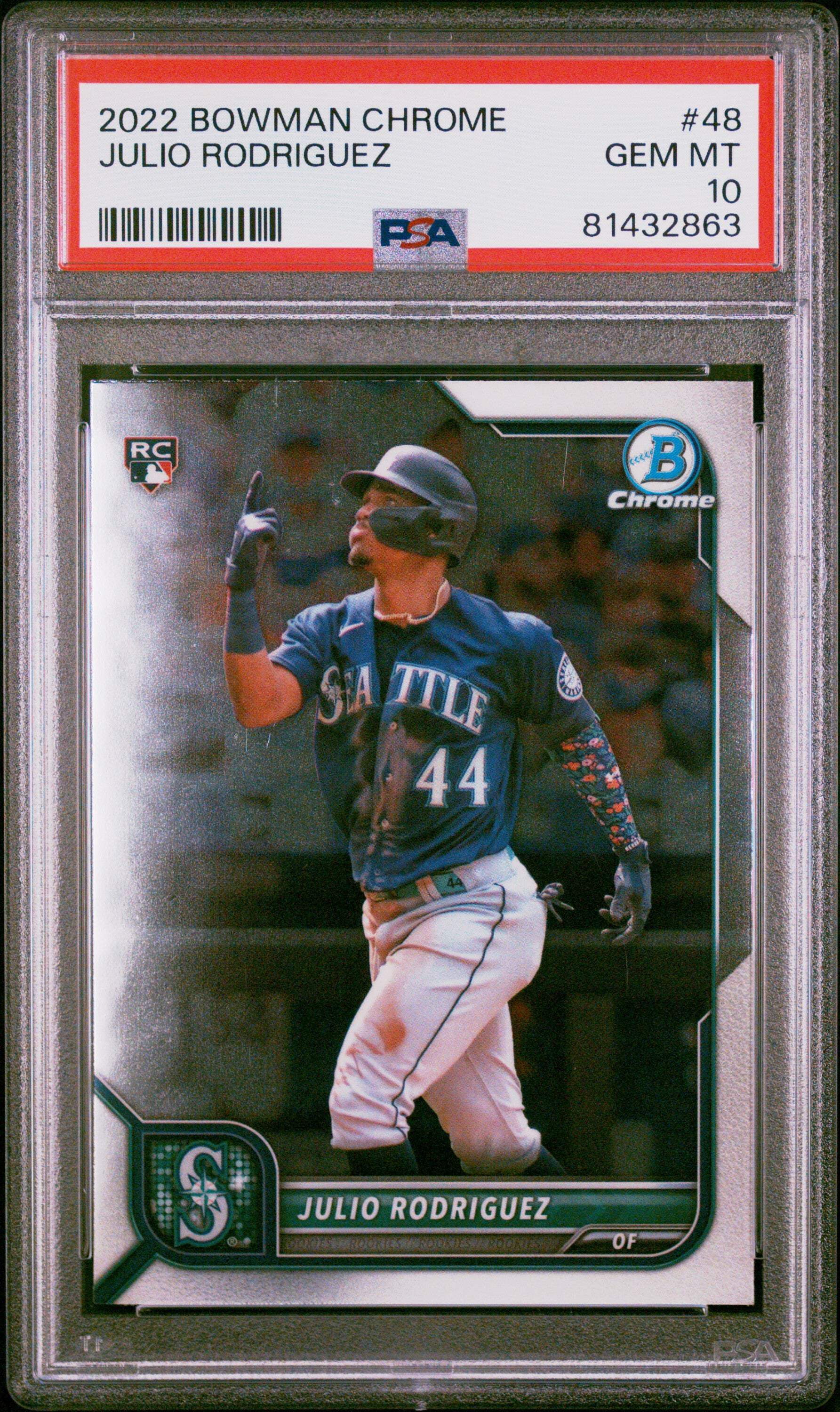 Julio Rodriguez Bowman Chrome