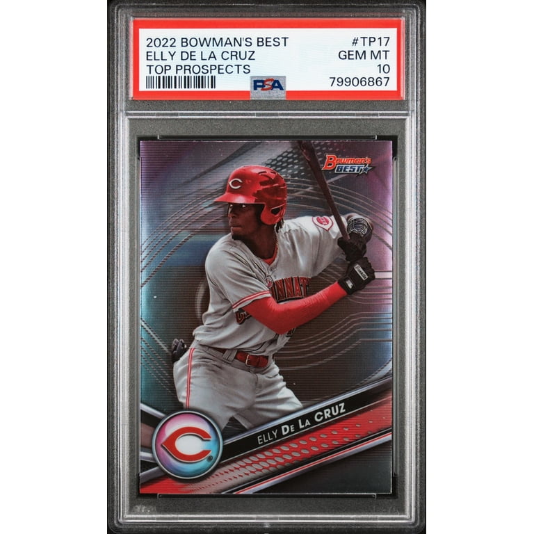 Graded 2022 Topps Bowmans Best Elly De La Cruz #TP17 Top Prospects 