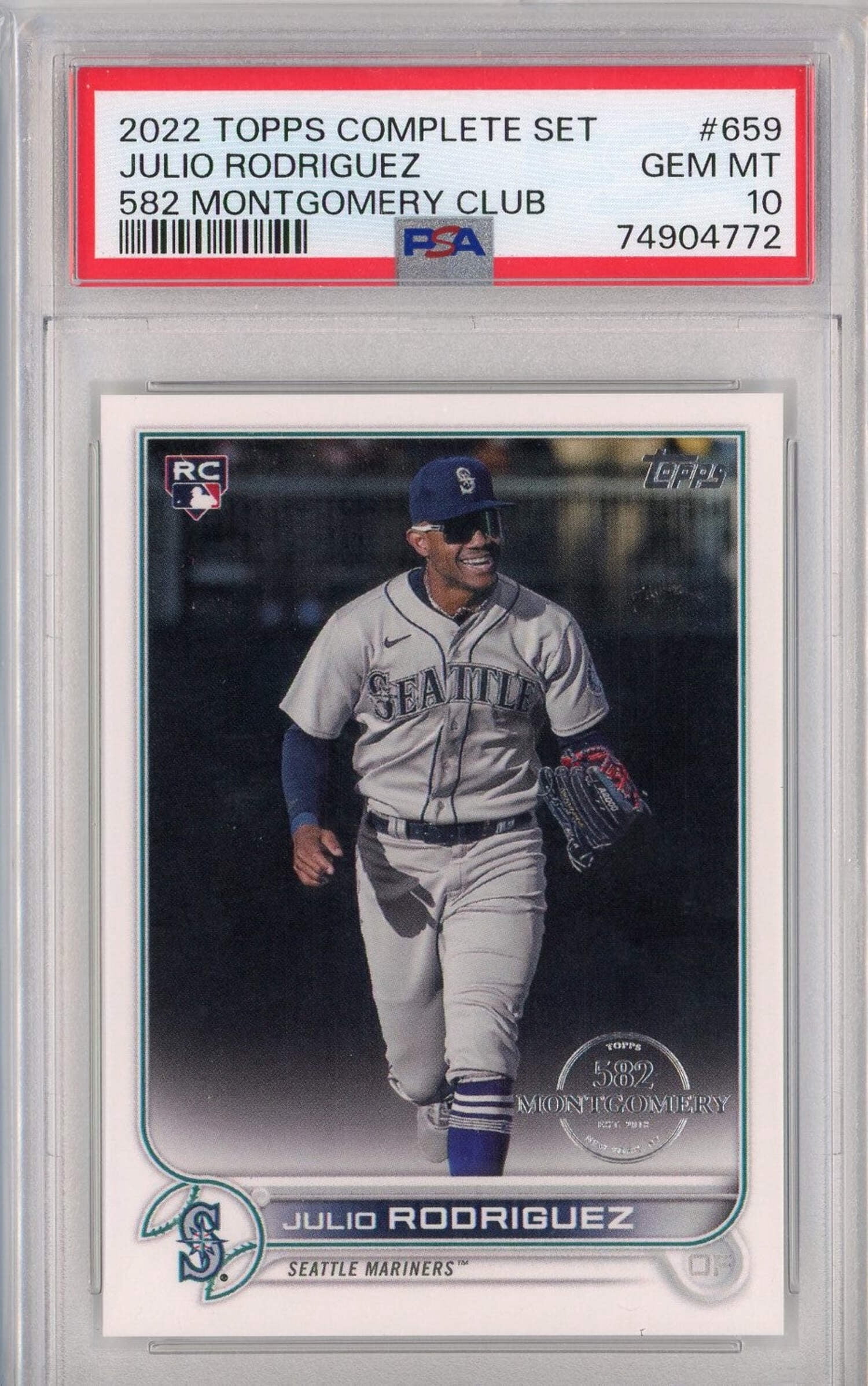 Julio Rodriguez 2022 PSA 10 | Card marketing for ecommerce 