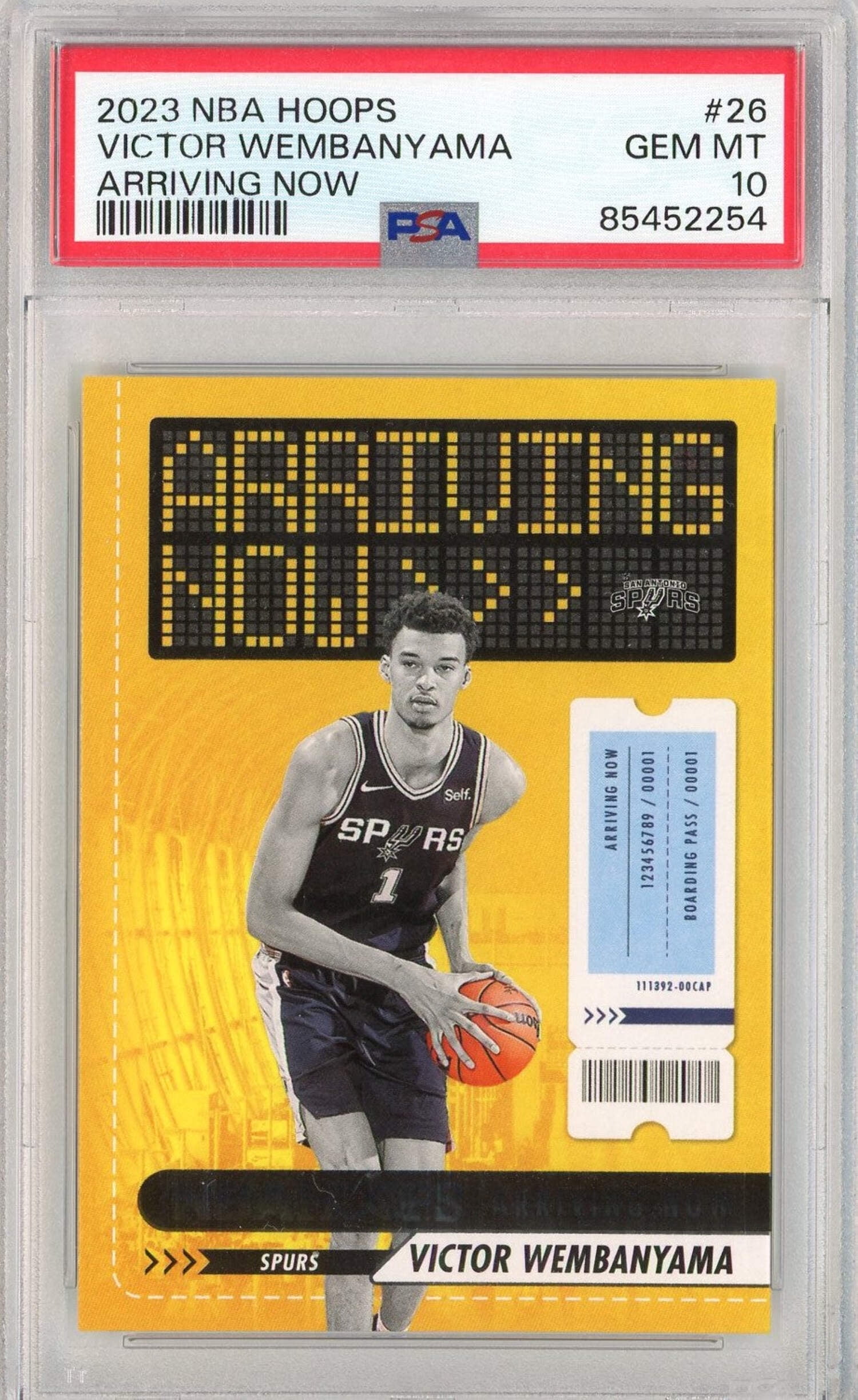 【人気沸騰】鑑定済Wembanyama RC Rookie Amazon.com: 2023-24 Hoops #298 Victor Wembanyama RC Rookie