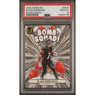 2023 Donruss Optic Bijan Robinson Rookie Kings #13 SSP Case Hit PSA 10 Falcons