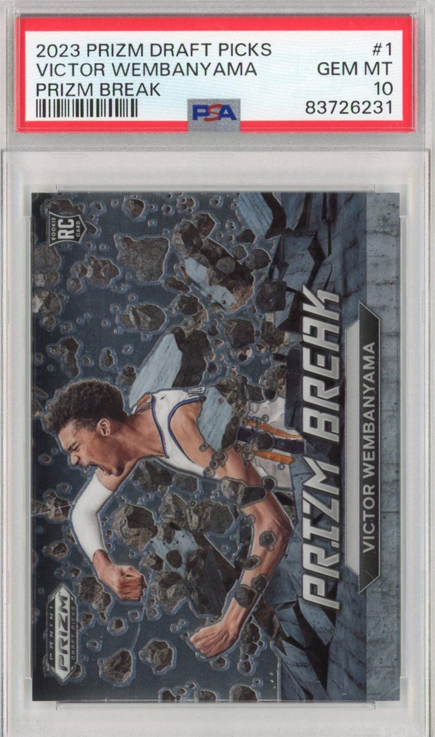 Panini Prizm Basketball PSA 10 Victor Wembanyama Panini Prizm #2 