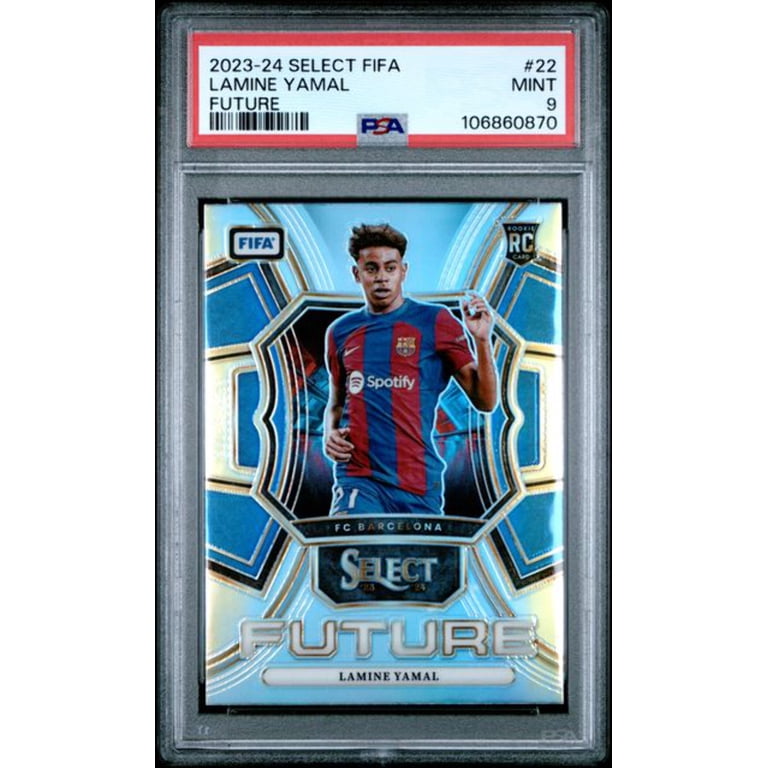Graded 2023 Select FIFA Future Prizm Lamine Yamal #22 Rookie RC