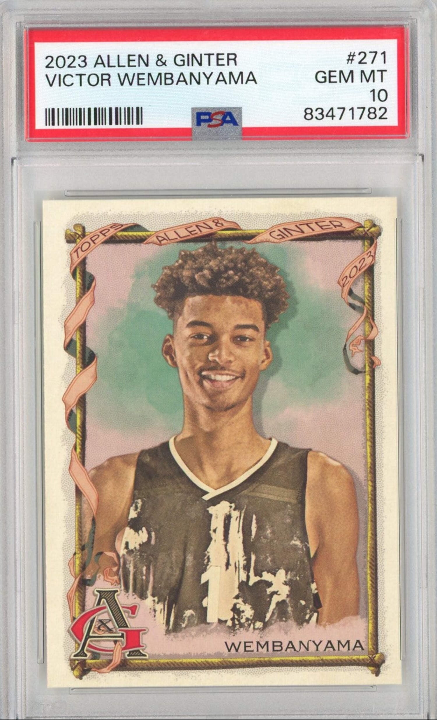 victor wembanyama graded rookie card 2023 Panini Select #87 Blue RC Basketball PSA 10 Gem Mint Topps Now NBA Graded Card