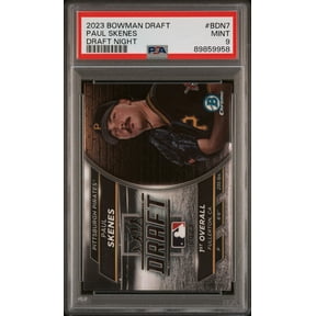 Graded 2023 Topps Bowman Draft Paul Skenes #BDN7 Draft Night Rookie RC Baseball Card PSA 9 Mint