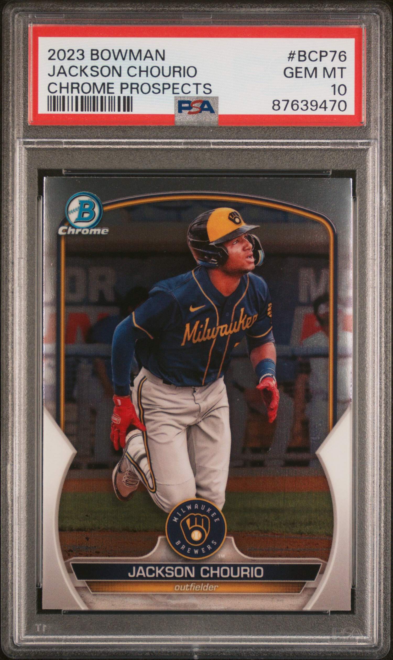 2023 Topps Bowman chrome Jackson Holliday Scouts top 100 autograph 