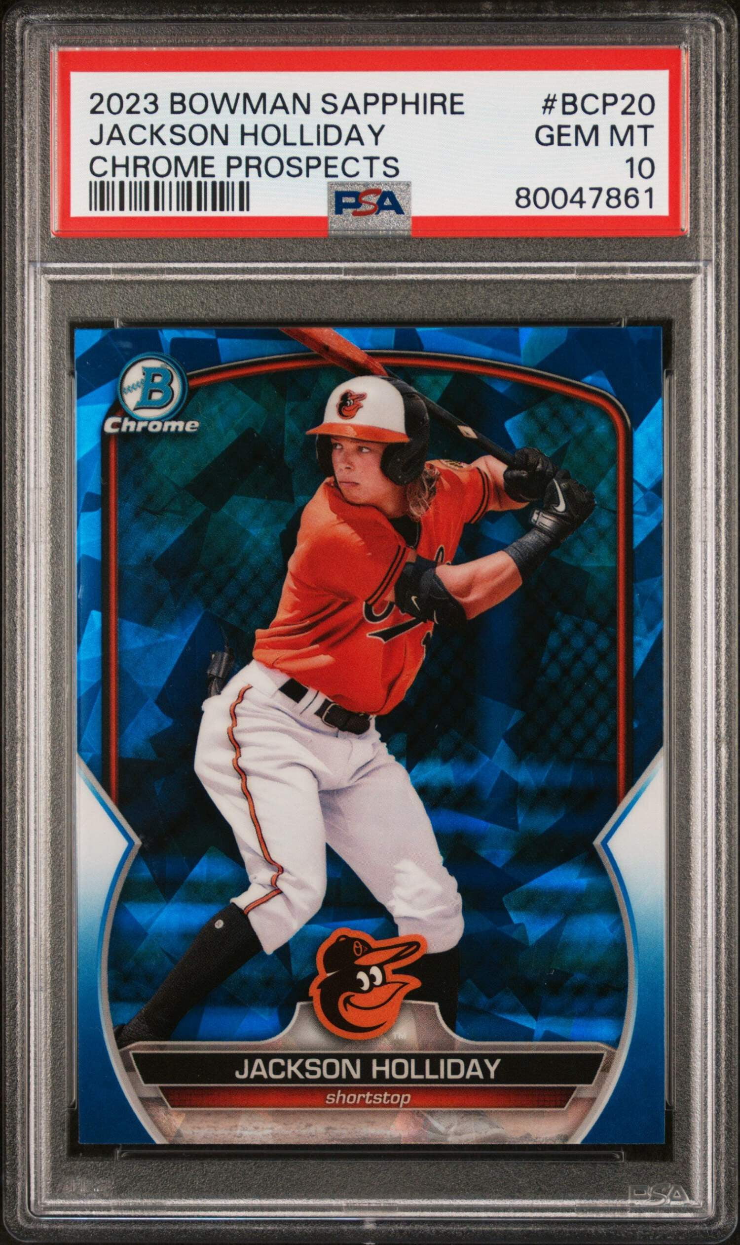 2023 Topps Bowman chrome Jackson Holliday Scouts top 100 autograph 