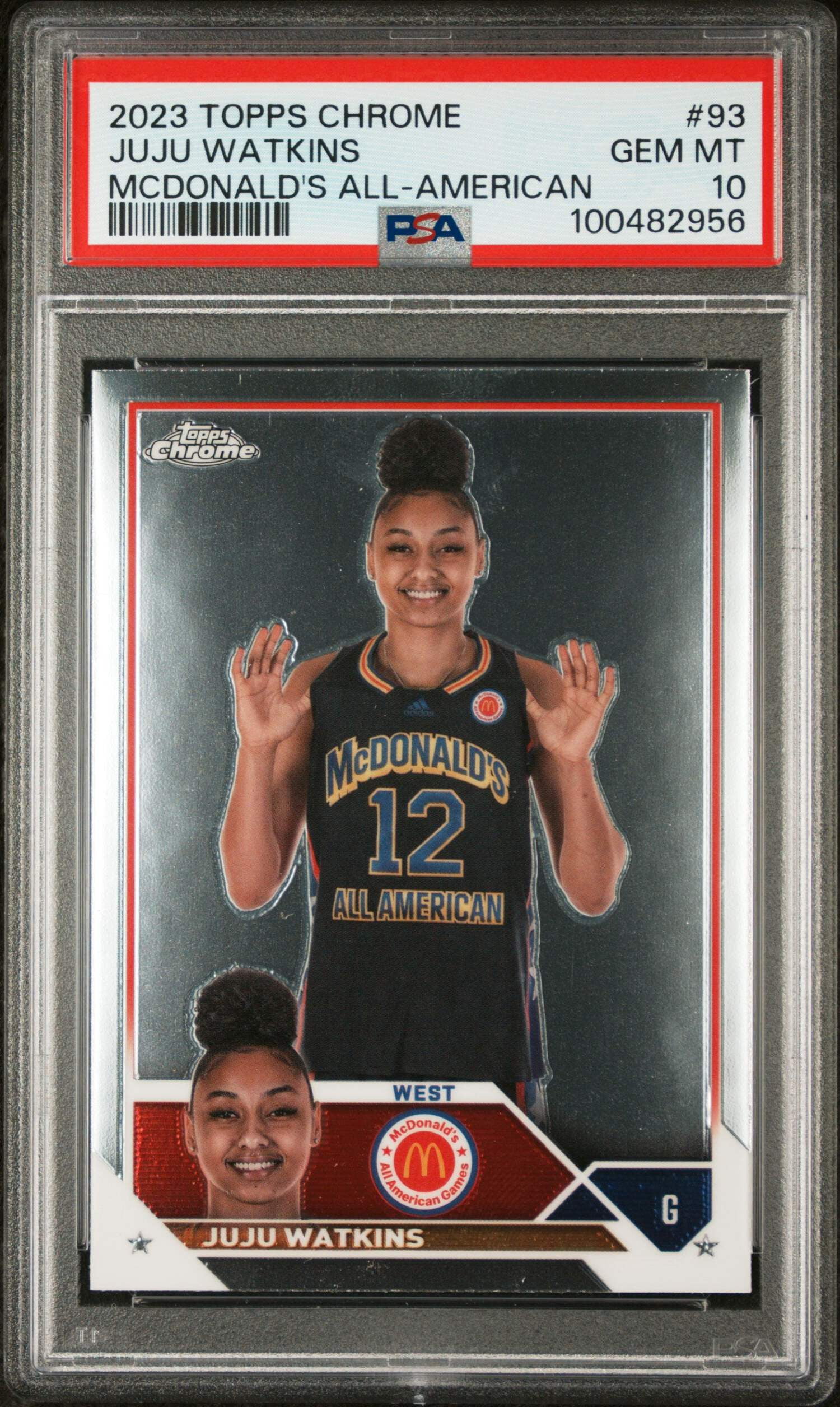 2024 Topps Now JuJu Watkins #332 Rookie Card PSA 10 Gem Mint - Graded Basketball Card