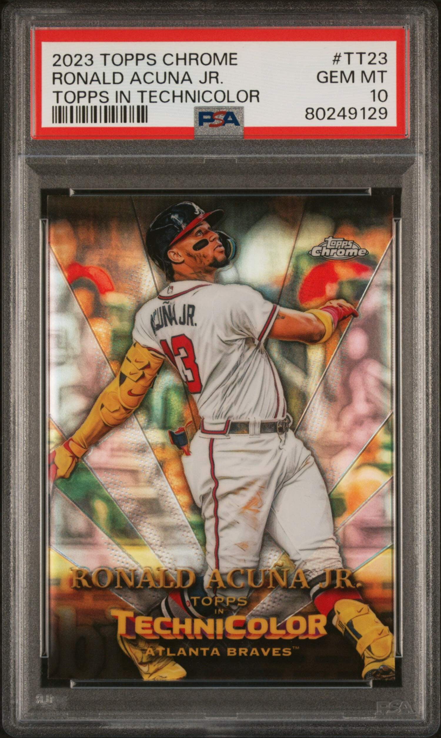 ゲームセンター・ゲームカード 2023 TOPPS LUMINARIES Ronald Acuna JR Graded 2023 Topps Chrome Ronald Acuna Jr. #TT23 Topps in