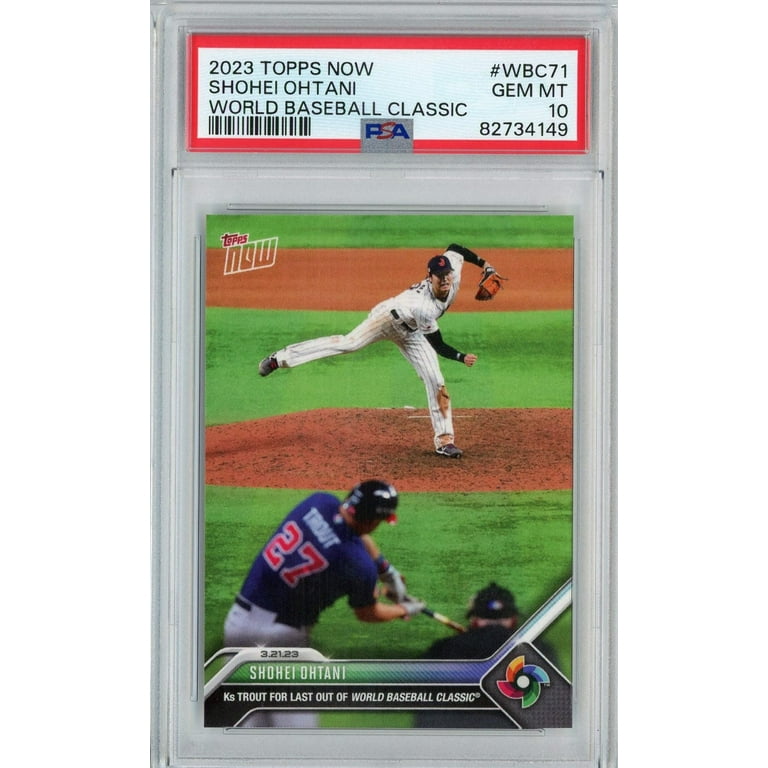 PSA 10 GEM MINT 大谷翔平 TOPPS NOW WBC-71 Graded 2023 Topps Now Shohei Ohtani #WBC71 World Baseball