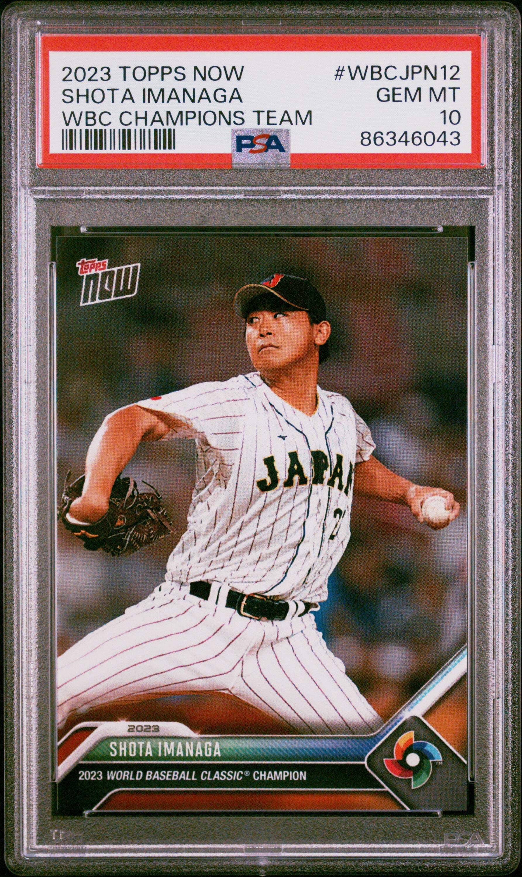 【PSA10】大谷翔平WBC Champions Team 2023 PSA10 2023 Topps Now WBC Champions Team #WBCJPN1 Shohei