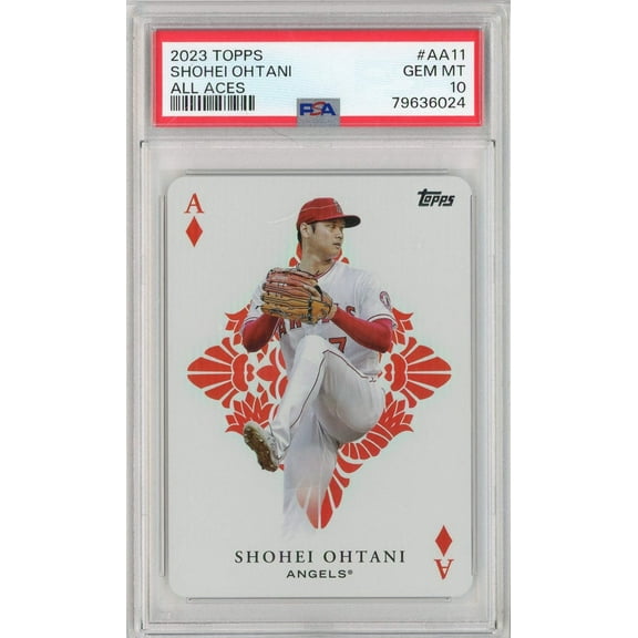Graded 2023 Topps Shohei Ohtani #AA11 All Aces Baseball Card PSA 10 Gem Mint
