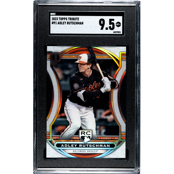 Graded 2023 Topps Tribute Adley Rutschman #91 SGC 9.5
