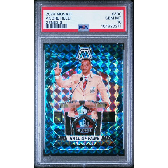 Graded 2024 Mosaic Andre Reed Genesis PSA 10