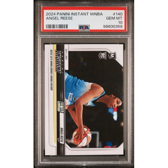 Graded 2024 Panini Instant WNBA Angel Reese #140 Rookie RC Basketball Card PSA 10 Gem Mint