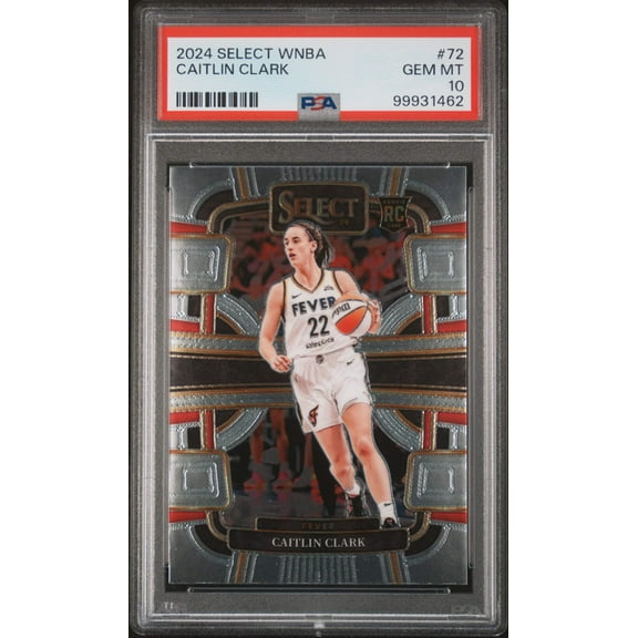 Graded 2024 Panini Select WNBA Caitlin Clark #72 Rookie RC Basketball Card PSA 10 Gem Mint