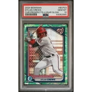 Graded 2024 Topps Bowman Dylan Crews #BCP23 Chrome Prospects Lunar Glow Rookie RC Baseball Card PSA 10 Gem Mint