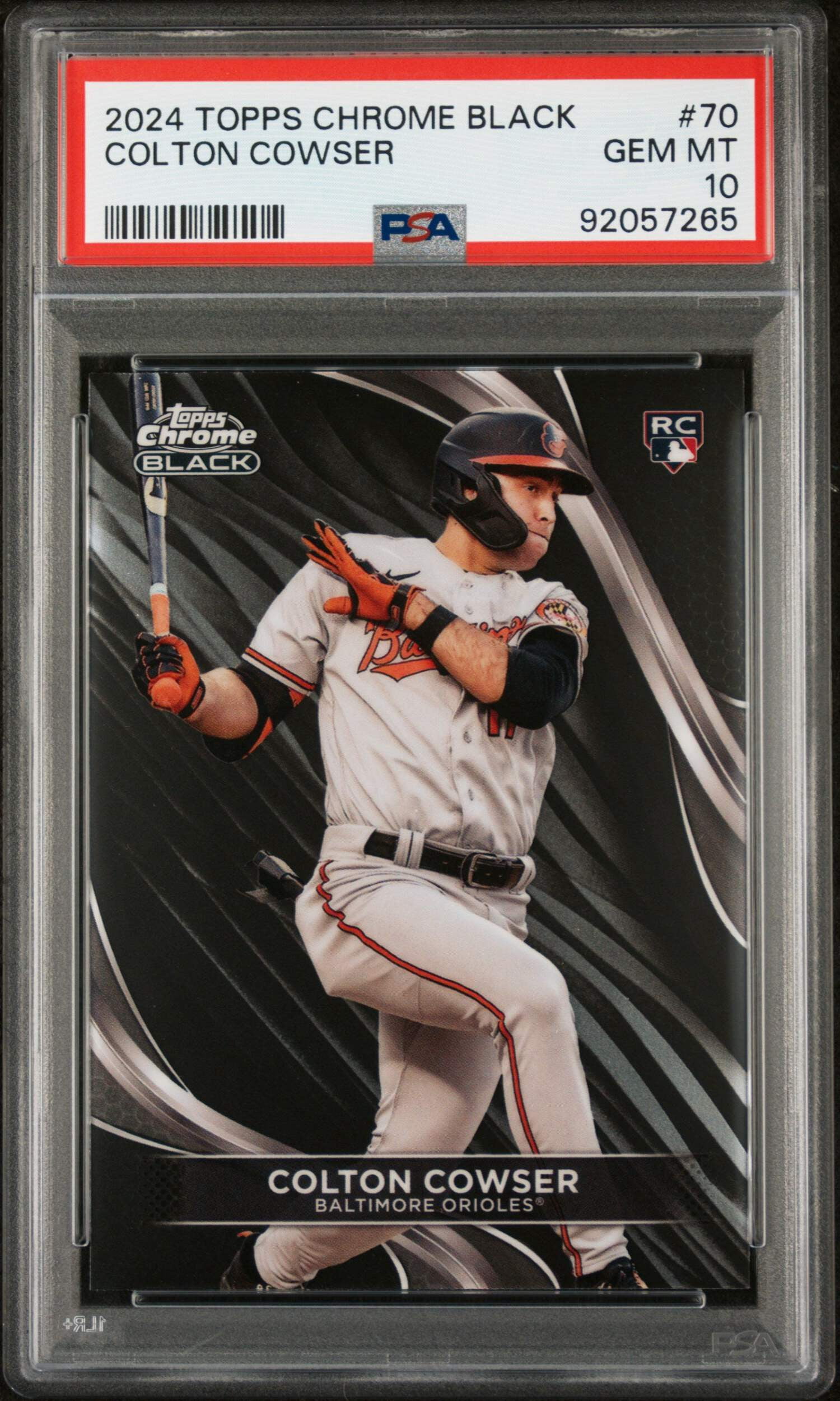 Colton Cowser Rookie RC PSA 10 2024 Topps Chrome Rookie Autograph