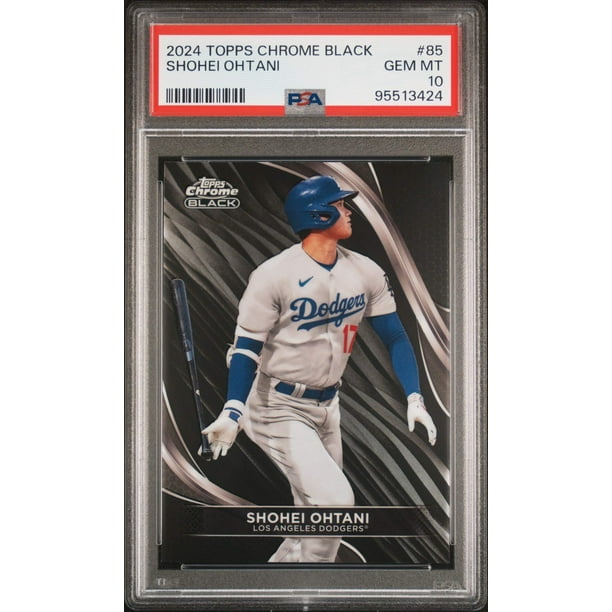 その他 Topps Chrome Black WBC Shohei Ohtani Graded 2024 Topps Chrome Black Shohei Ohtani #85 Baseball