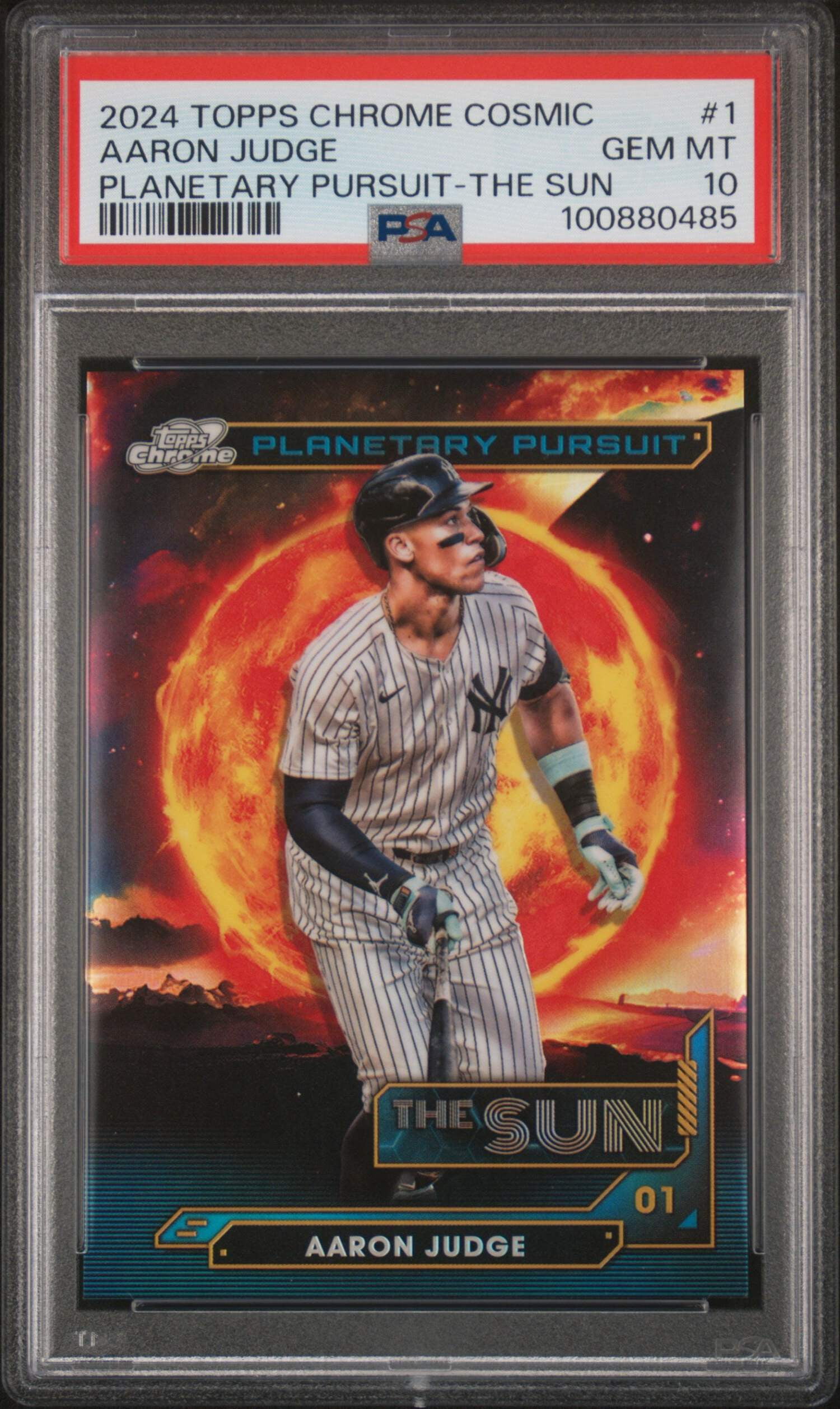 2024 Topps Aaron Judge autoゴールドフレーム 10シリ 【公式通販】
