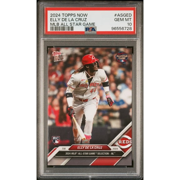 Graded 2024 Topps Now Elly De La Cruz #ASGED MLB All Star Game Rookie RC Baseball Card PSA 10 Gem Mint