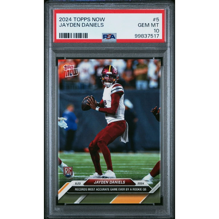 Shohei Ohtani Rookie Card Psa 10 2024 Topps Now Jayden Daniels #5 Rookie  Card - PSA 10 Gem Mint Graded Football Card Jayden Daniels Rookie Cards